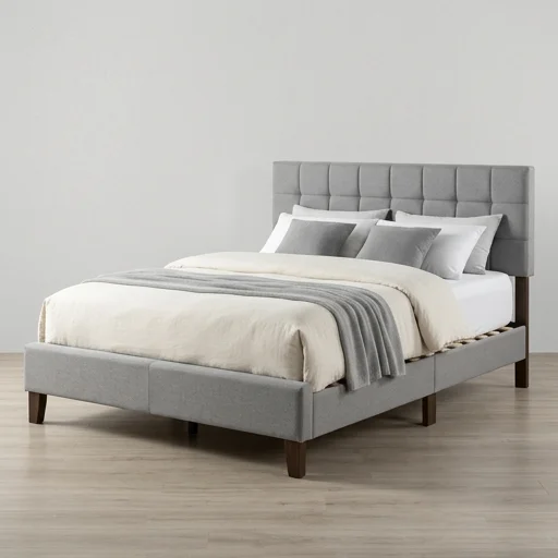 Zinus Upholstered Platform Bed Frame image 2