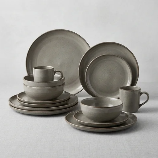 Crate & Barrel Ceramic Dinnerware Set