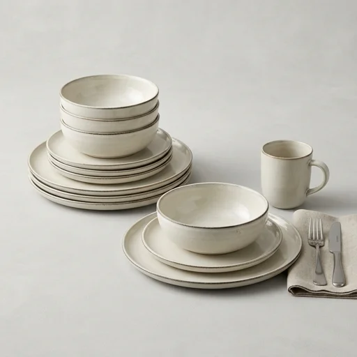 Crate & Barrel Ceramic Dinnerware Set image 2