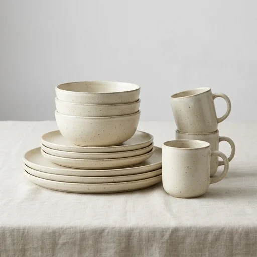 Crate & Barrel Ceramic Dinnerware Set image 3