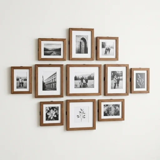 Kate and Laurel Picture Frame Set, Wood