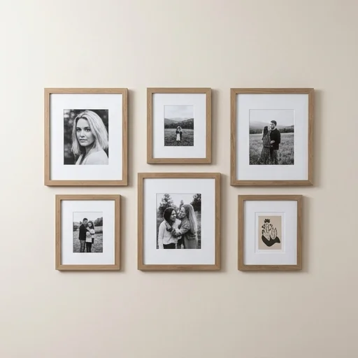 Kate and Laurel Picture Frame Set, Wood image 2