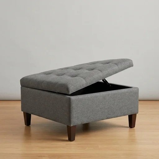 Simplihome Storage Ottoman image 2