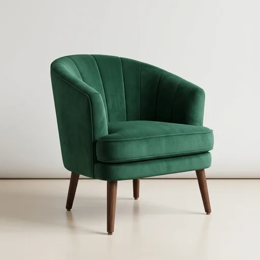 Wayfair Velvet Accent Chair image 3