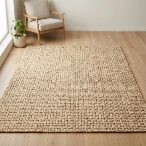 West Elm Woven Jute Area Rug image 3